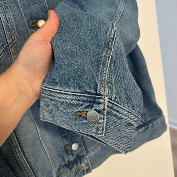 NWOT J.Crew Relaxed Denim Jacket Size XL - Picture 7 of 8